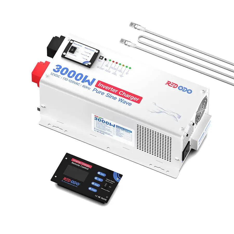 REDODO POWER Redodo 3000W Pure Sine Wave Inverter Charger