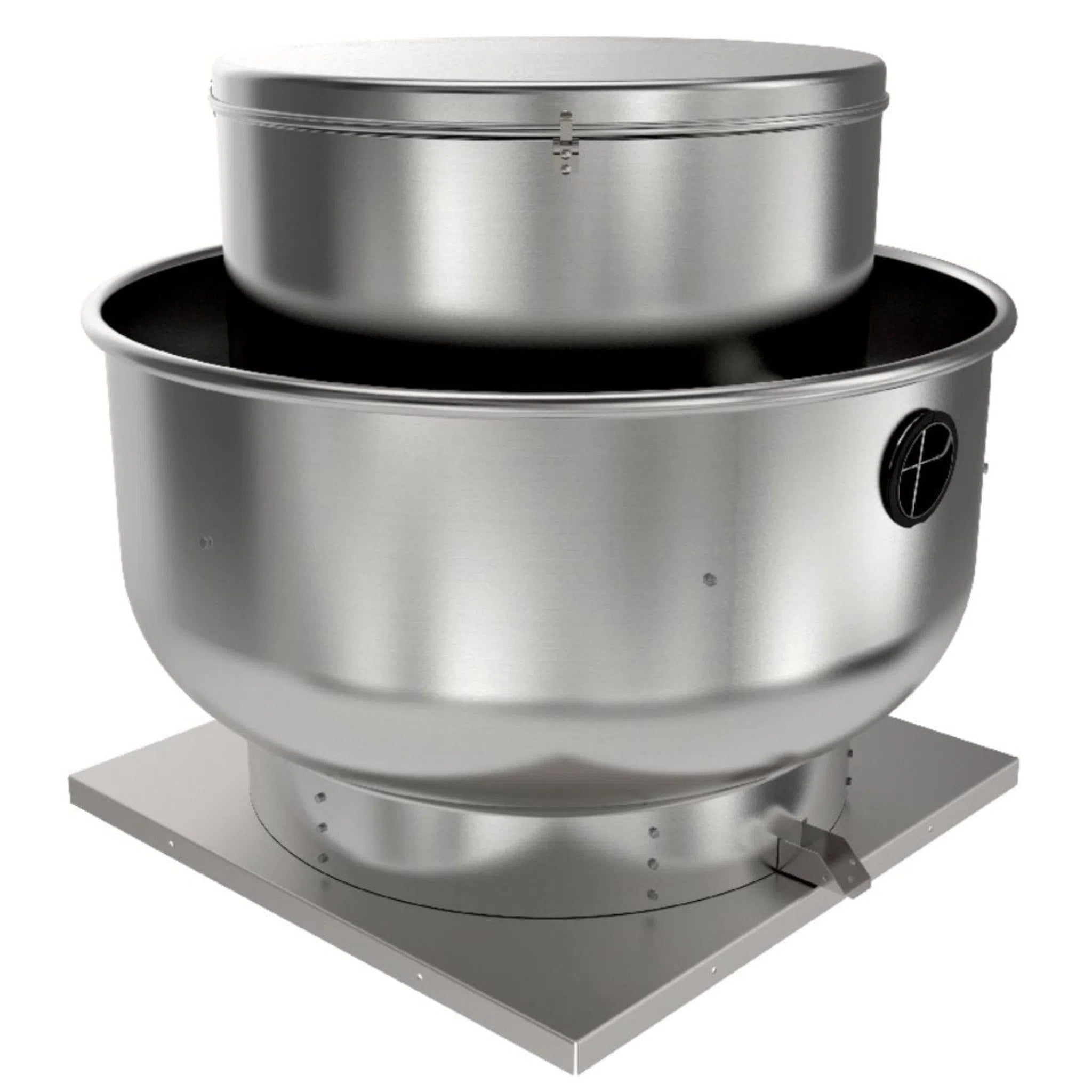 SYSTEMAIR AB (FANTECH) 5BDU18HX Restaurant Upblast Commercial Roof Exhaust Fan Ventilator 30x30 Base 2 HP 3 Phase