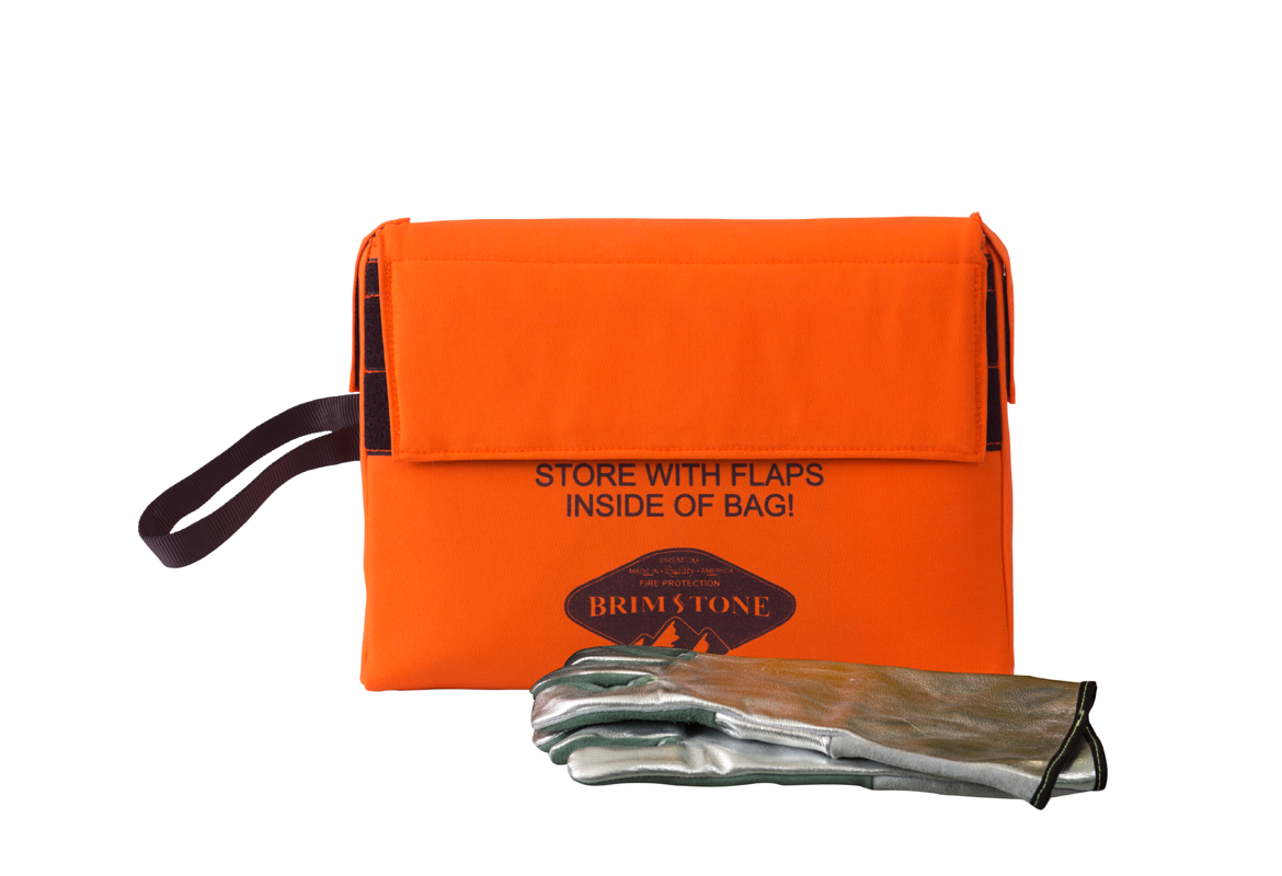 BRIMSTONE FIRE PROTECTION Heavy Duty Battery Fire Containment Bag   Small (Tablet/ Phone)   Preventer™ HD Edition  90 Wh Tested