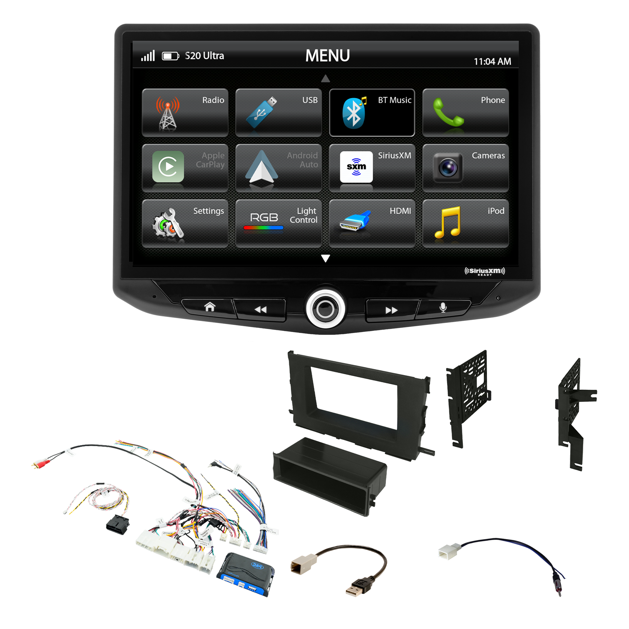 STINGER OFF ROAD HEIGH10 Toyota Highlander (2014 2018) 10" Radio Kit