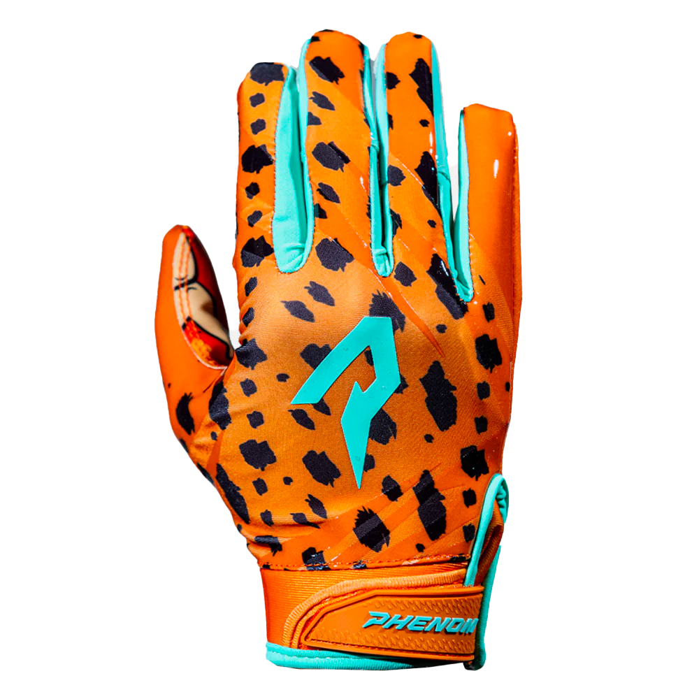 PHENOM ELITE BRAND The Flintstones "Bedrock Blitz" Football Gloves   VPS5 by Phenom Elite