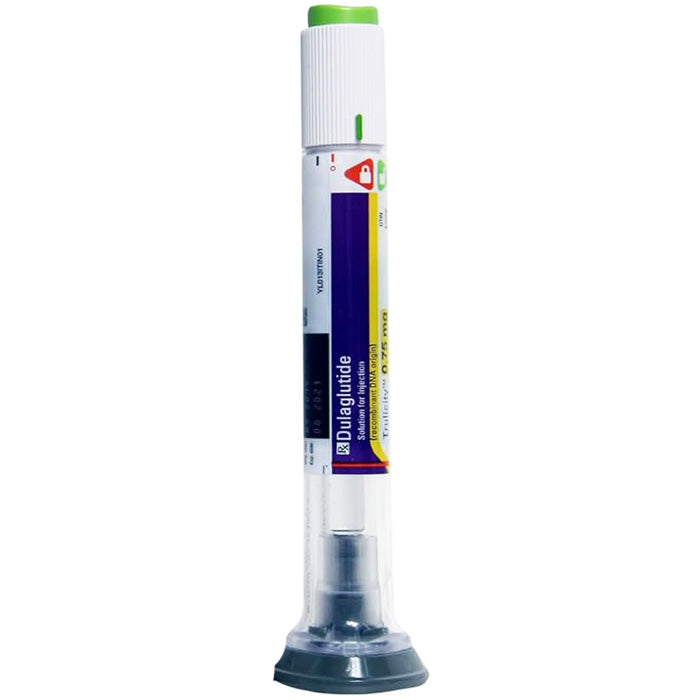 ELI LILLY AND PANY Trulicity (Dulaglutide) Injection Pre filled Pens 0.75 mg/0.5 mL (4 Pack) **Refrigeration Required (RX)