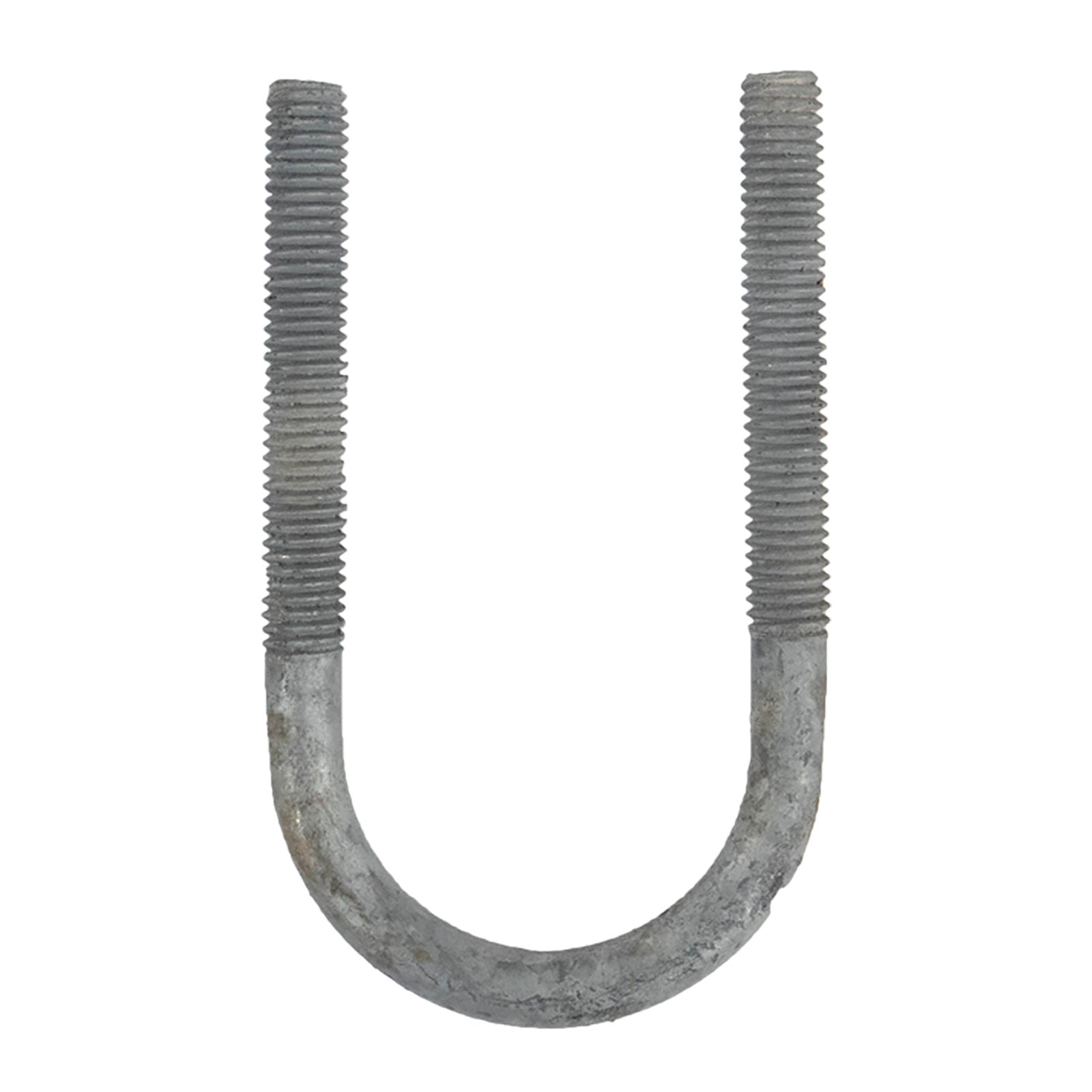 CONQUEST FASTENERS Conquest 2" (W) x 4"(L) x 3/8" (D) Round Pipe U Bolt   Hot Dip Galvanized