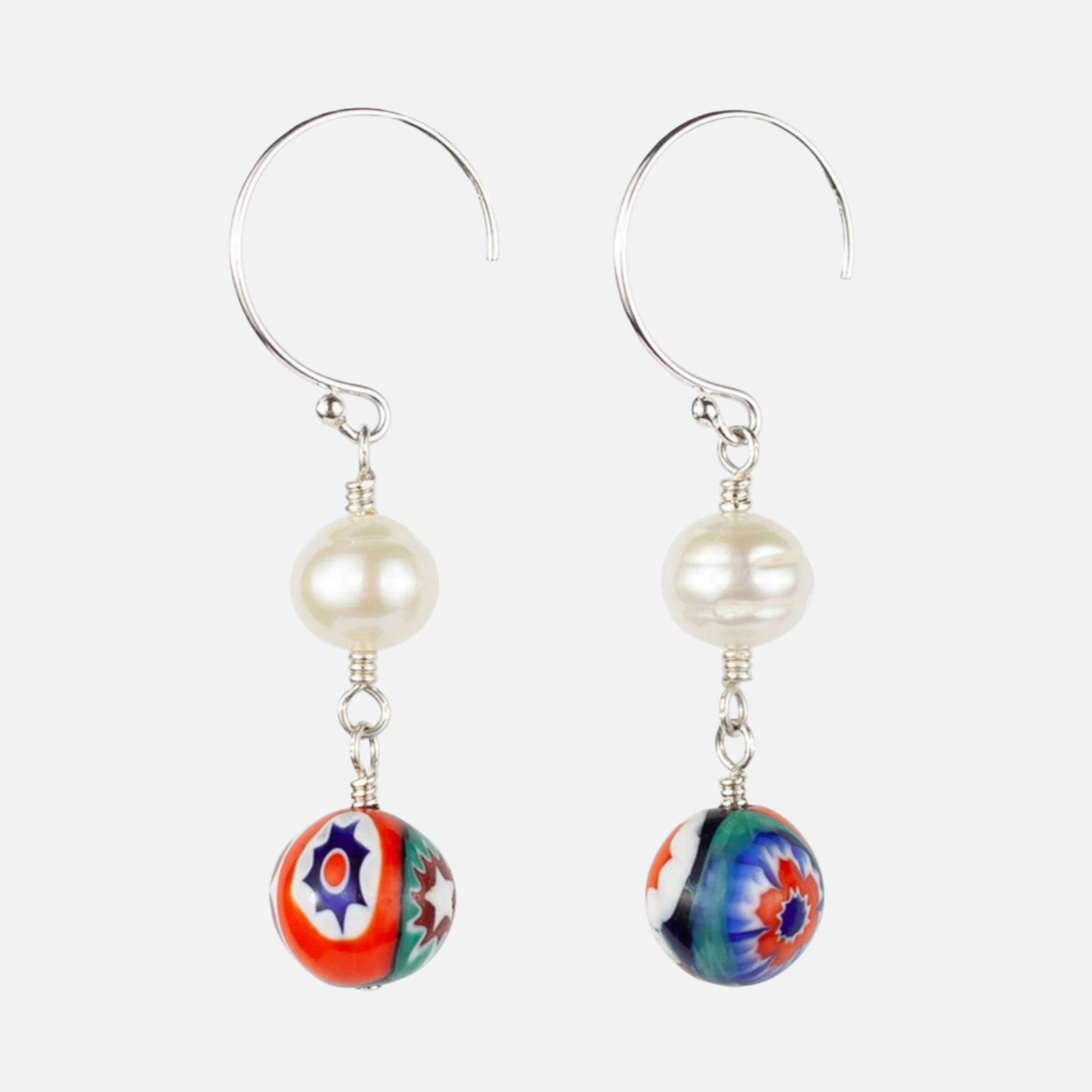 PRESLEY OLDHAM Orbit Earrings  Silver