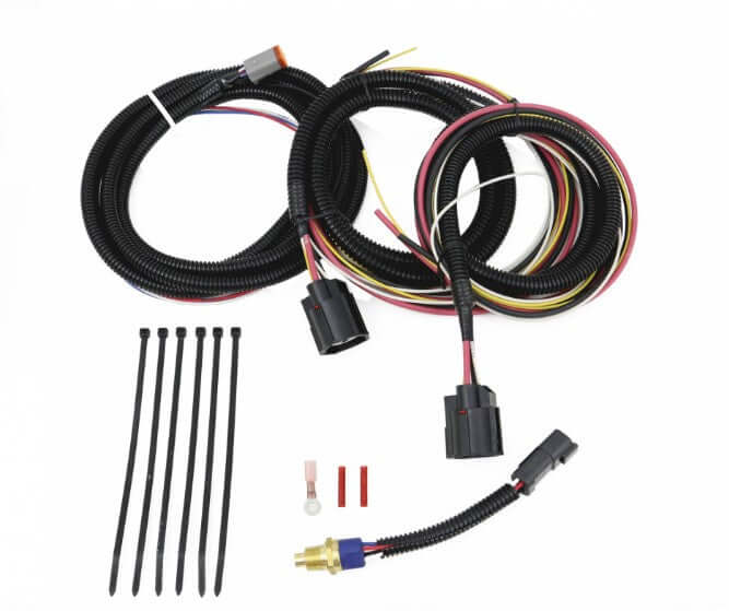 WIZARD COOLING Dual Fan Spal Brushless Fan Wiring Kit