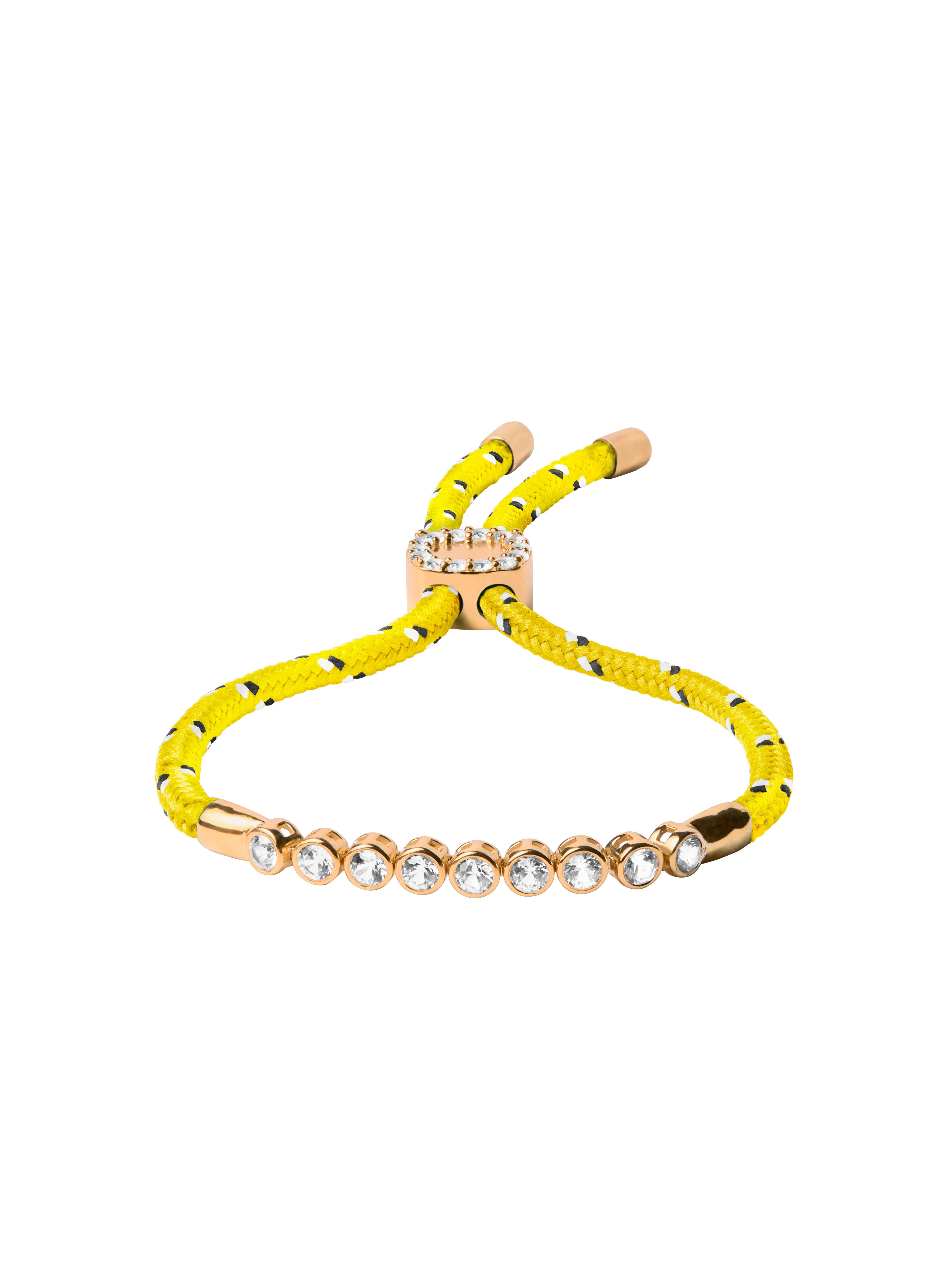 UVO JAMES BEZEL JAUNE PARACORD BRACELET  GOLD