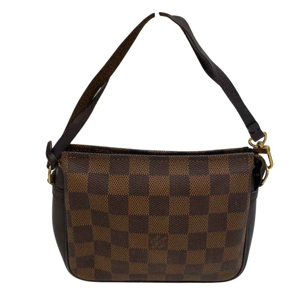 LOUIS VUITTON Pouch N51982 leather Brown Damier Truth makeup