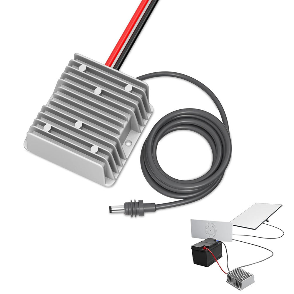 TESLAUNCH 12V/24V to 57V Power Supply Adapter with DC Plug for Starlink Gen 3