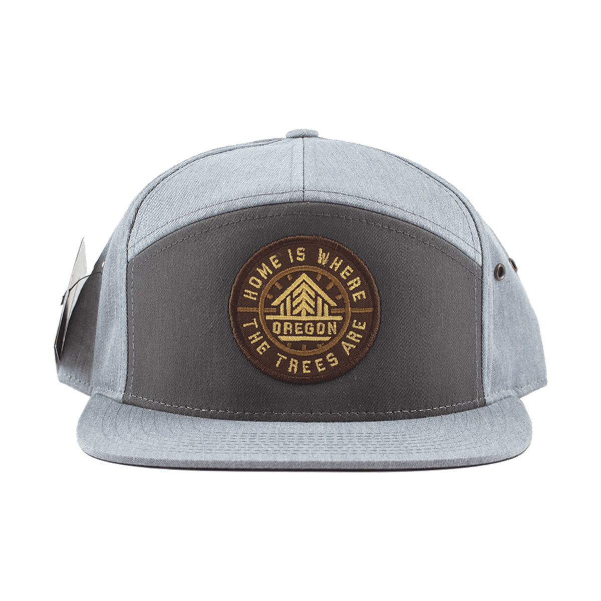 SYMMETREE DESIGN CO Symmetree Home is Where the Trees Are Hat, Grey