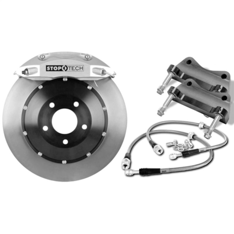 StopTech BBK 08 11 Audi S5 / 10 S4 Front 355x32 Trophy ST 60 Calipers Slotted Rotors Pads SS Lines