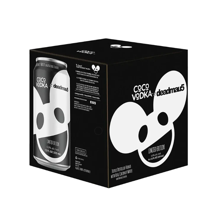 ALBERTA GAMING AND LIQUOR CONT COCO VODKA DEADMAU5 4 CANS