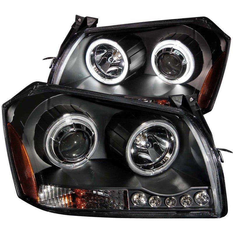 ANZO 2005 2007 Dodge Magnum Projector Headlights Black