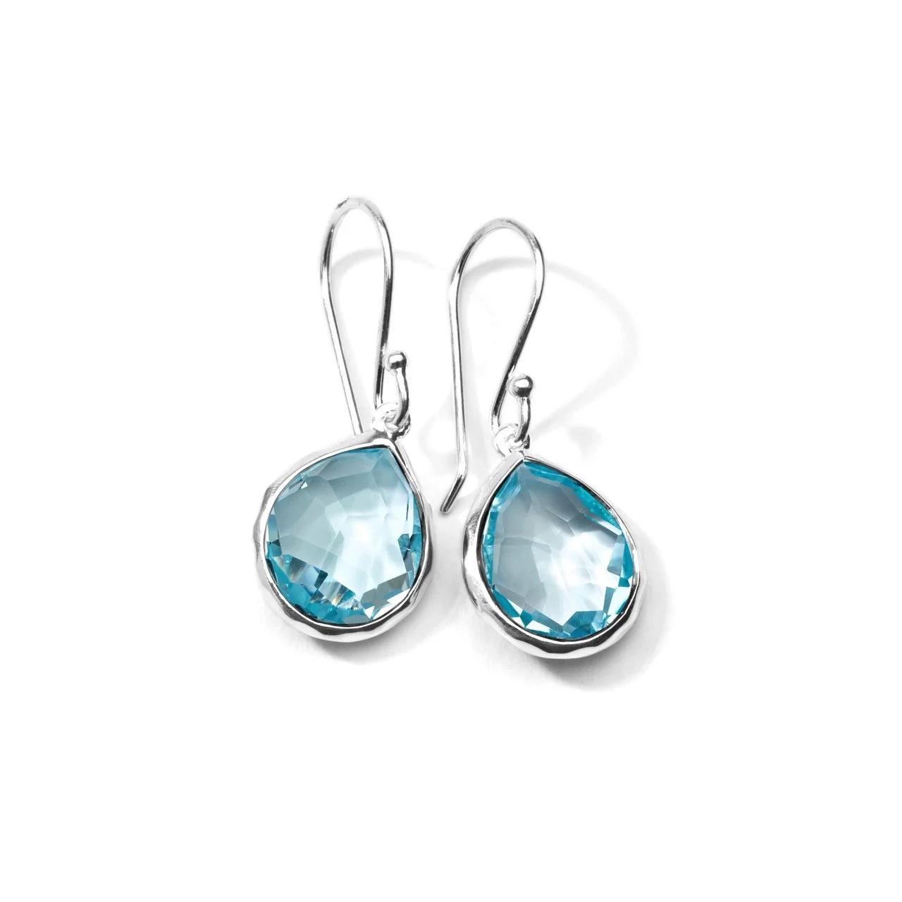 IPPOLITA Blue Topaz Mini Teardrop Earrings in Sterling Silver
