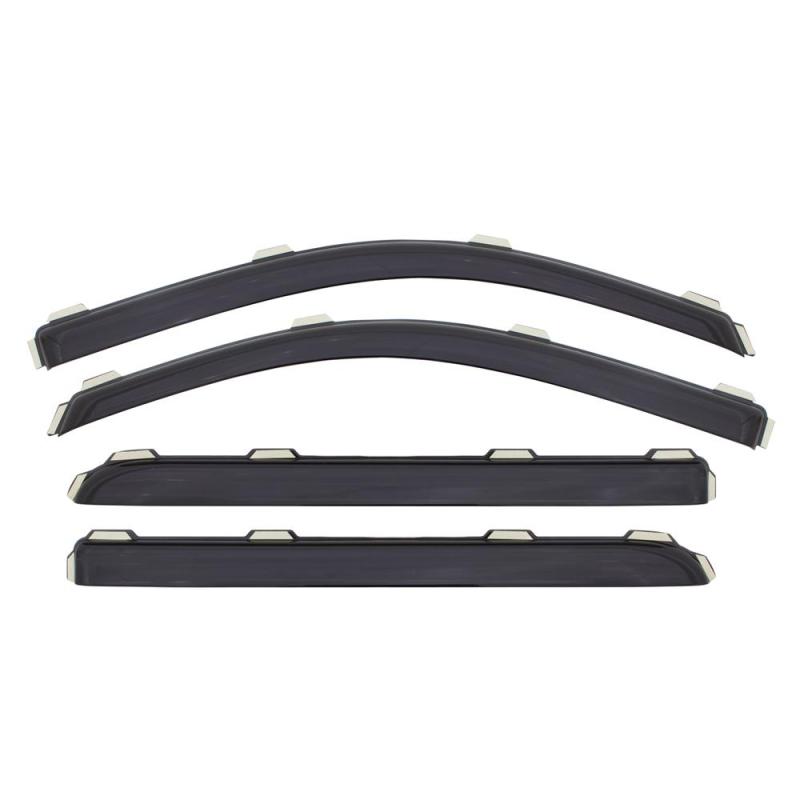 AVS 03 08 Toyota Corolla Ventvisor In Channel Front & Rear Window Deflectors 4pc   Smoke