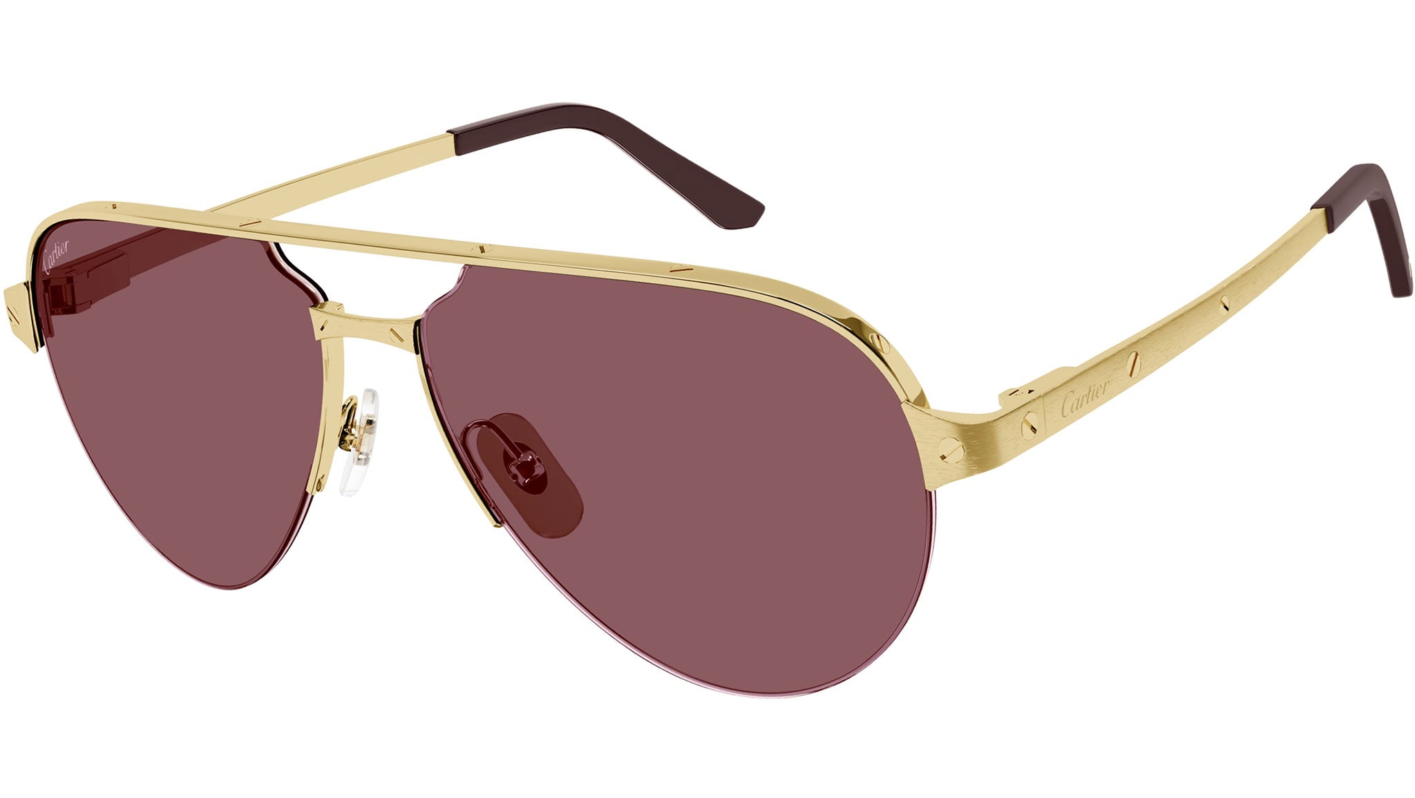 CARTIER Santos CT0386S 004 Gold Red