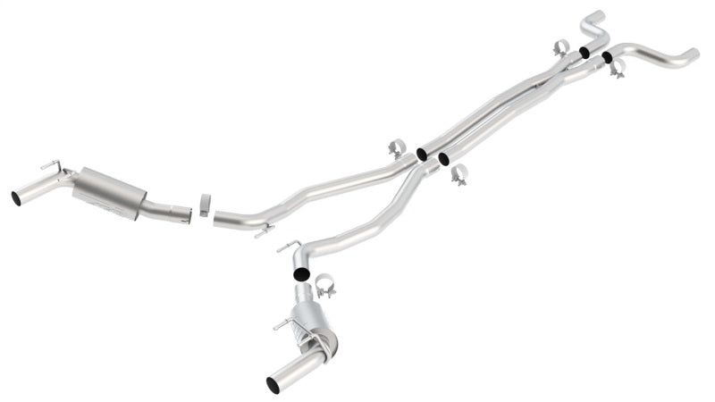 Borla 10 13 Chevy Camaro SS 6.2L V8 ATAK Catback Exhaust Incl. X Pipe works w/GFX Package
