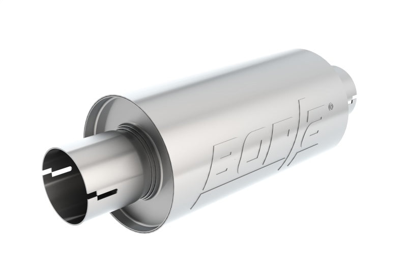 Borla Universal Pro XS Round S Type 2.5in Inlet/Outlet Center/Center Notched Muffler