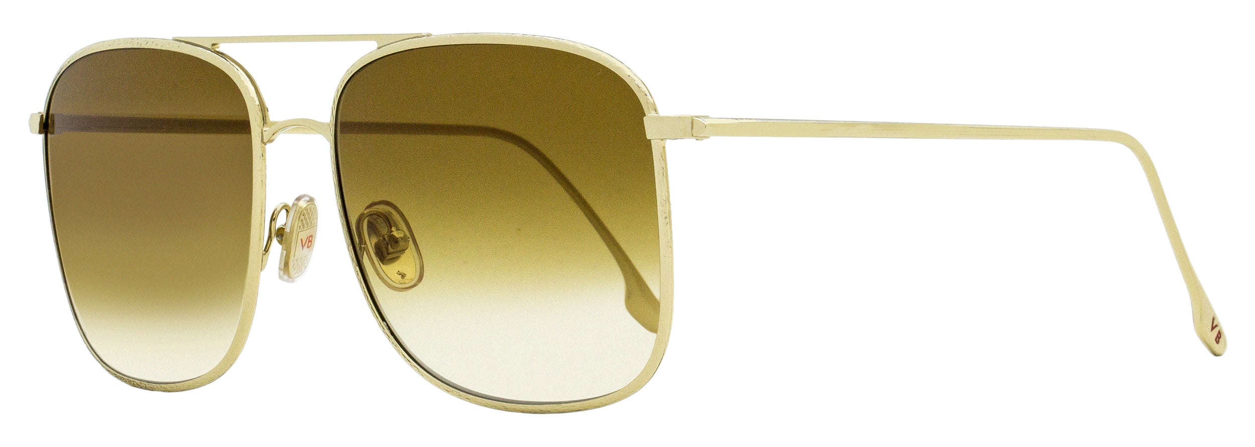 2279 Victoria Beckham Women's Square Sunglasses VB202S 702 Gold 59mm