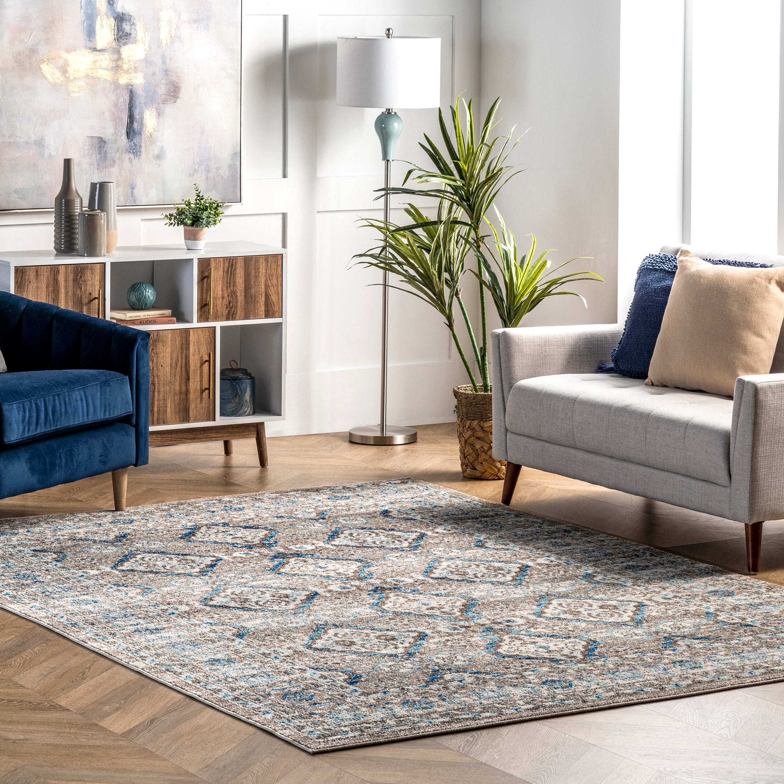 2158 nuLOOM Vintage Sherell Area Rug