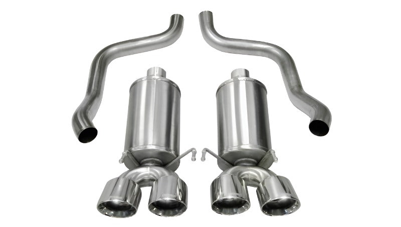 CORSA PERFORMANCE Corsa 05 08 Chevrolet Corvette C6 6.0L V8 Polished Xtreme Axle Back Exhaust