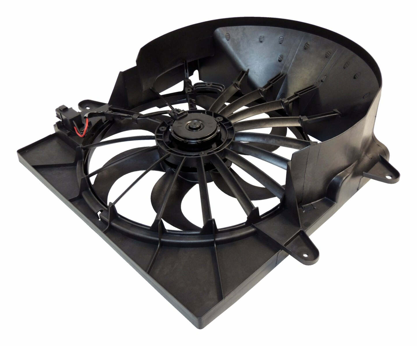 Crown Automotive   Plastic Black Cooling Fan Module   55037969AB