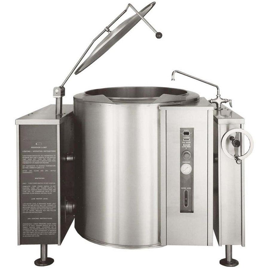 CROWN STEAM Crown GLT?30 30 Gallon Gas Tilting Steam Kettle with Thermostatic Control   100,000 BTU