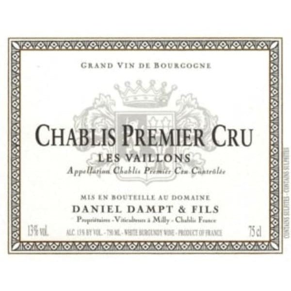Daniel Dampt Chablis Premier Cru Les Vaillons 750ml