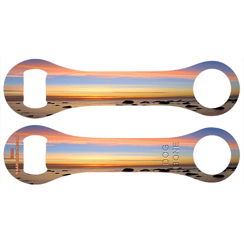 BARPRODUCTS Kolorcoat™ Dog Bone Bottle Opener   Sunset