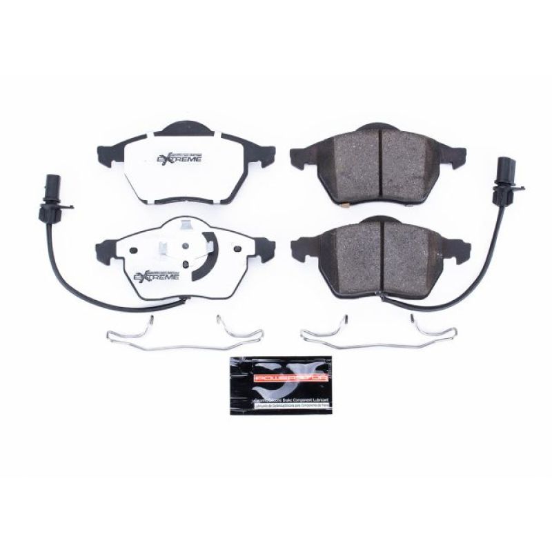 POWERSTOP Power Stop 99 06 Audi A4 Front Z26 Extreme Street Brake Pads w/Hardware