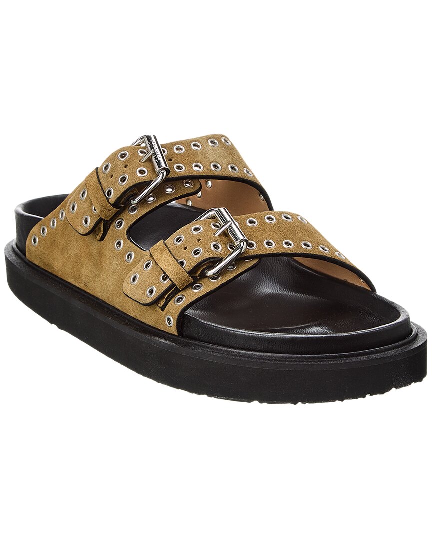2000 Isabel Marant Lennyo Suede Platform Sandal