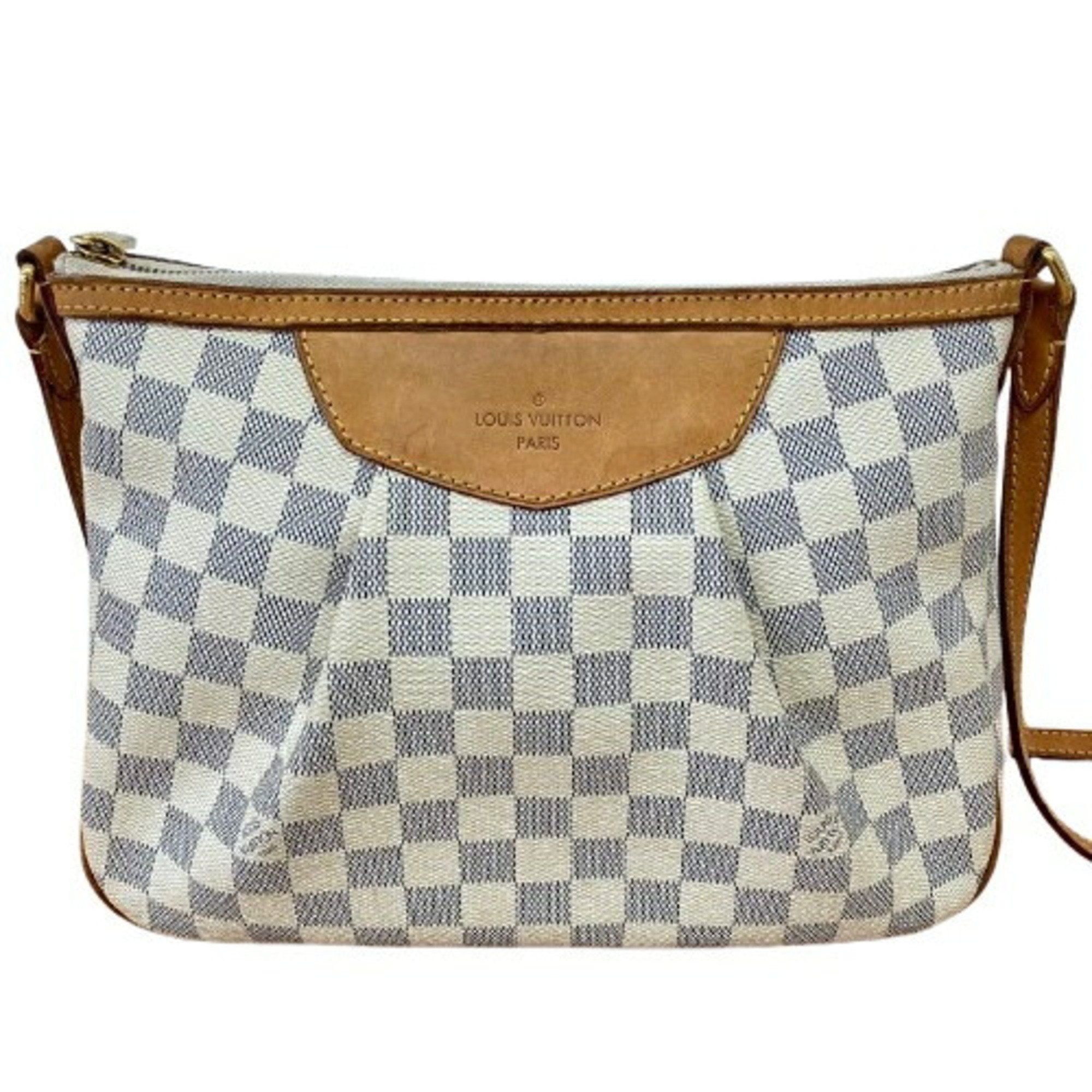 2275 Louis Vuitton Siracusa Canvas Shoulder Bag (Pre Owned)