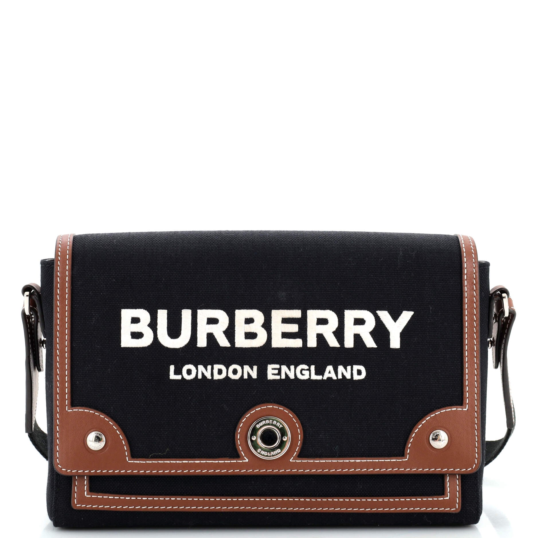2860 Note Crossbody Bag Canvas with Leather Medium