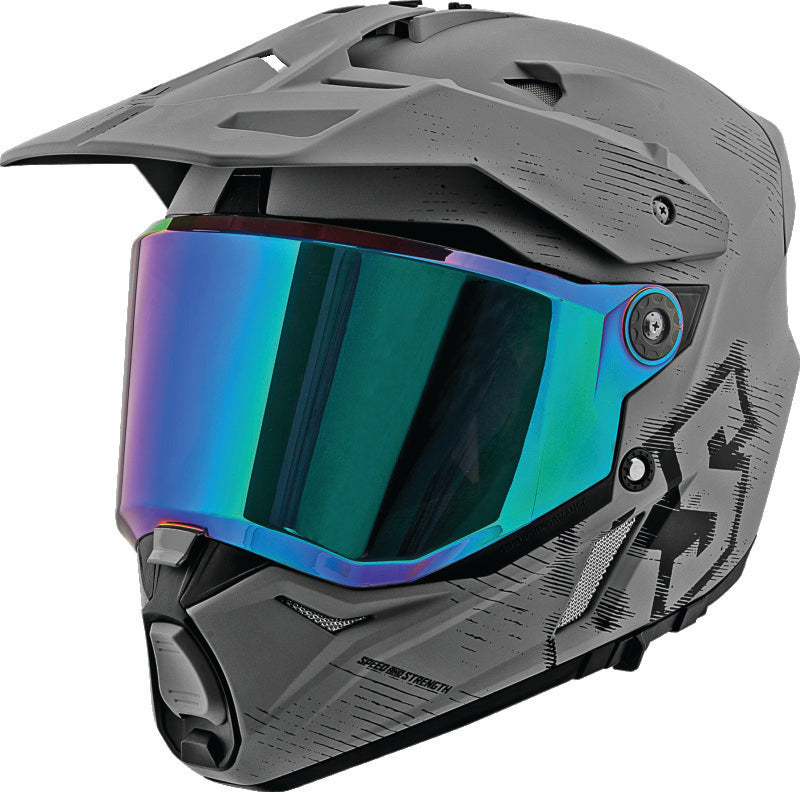 Speed and Strength SS2600 Fame and Fortune Helmet Grey/Black   2XL