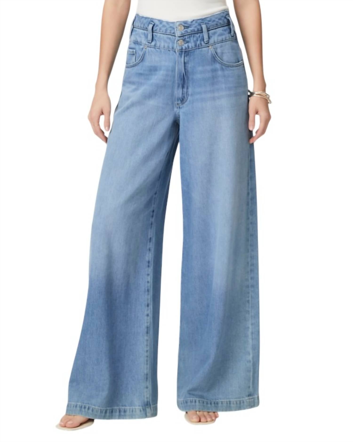 2244 Portia Wide Leg Jeans In Enzo Distressed