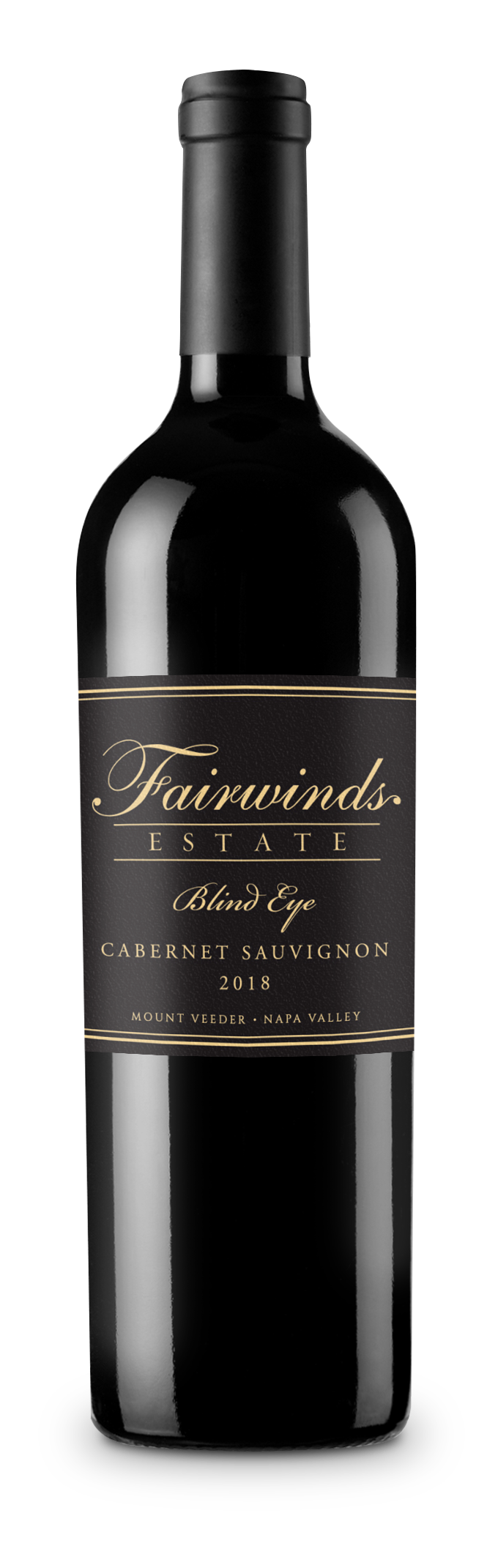 FAIRWINDS ESTATE WINERY Blind Eye   2018 Cabernet Sauvignon   Mount Veeder, Napa Valley