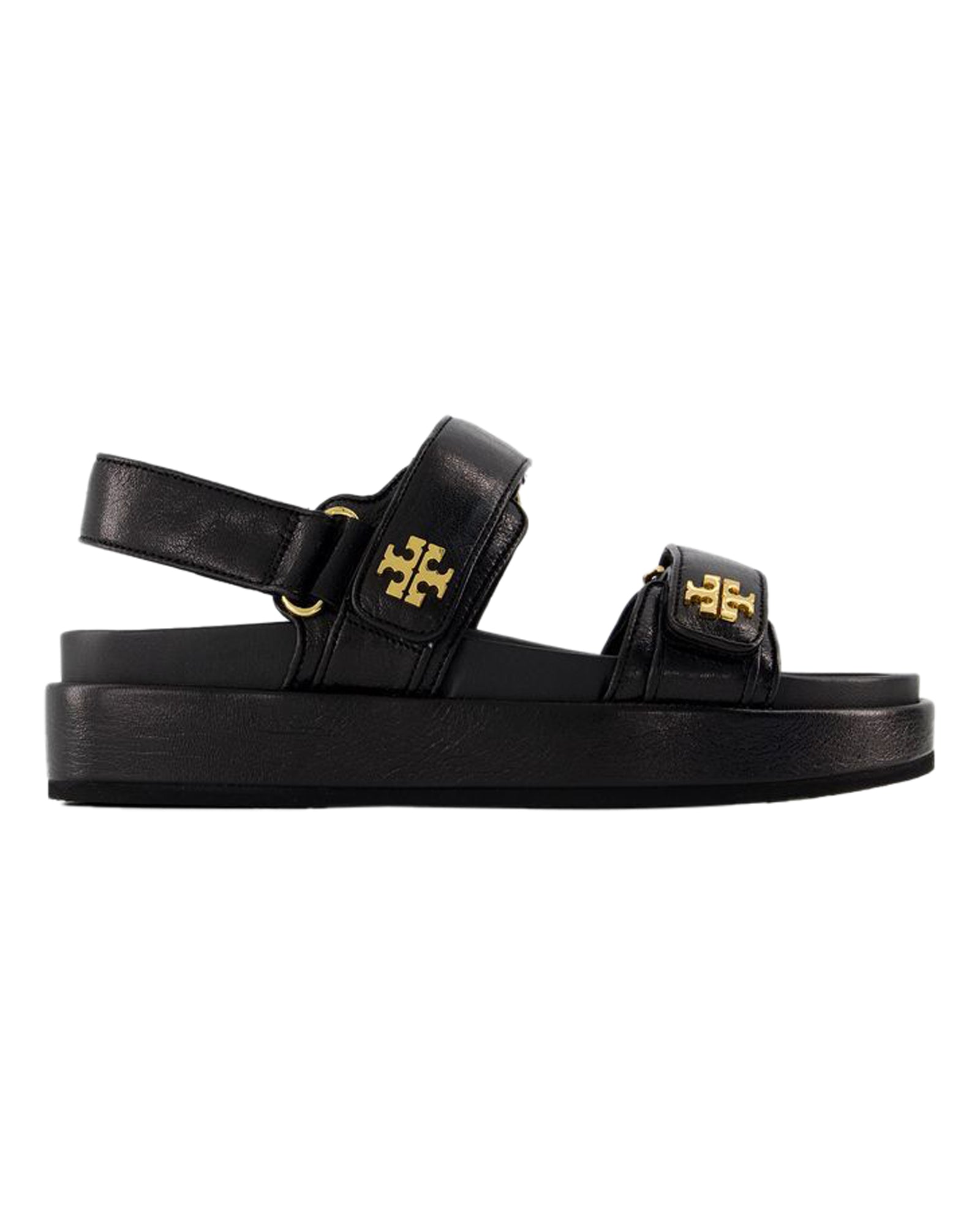 2604 Kira Sport Sandals   Tory Burch   Leather   Black