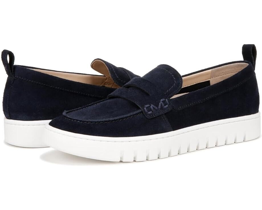 2718 Vionic Uptown I6609L1403 Loafer Women's US 7 Navy Suede Casual Shoes ZPO2083