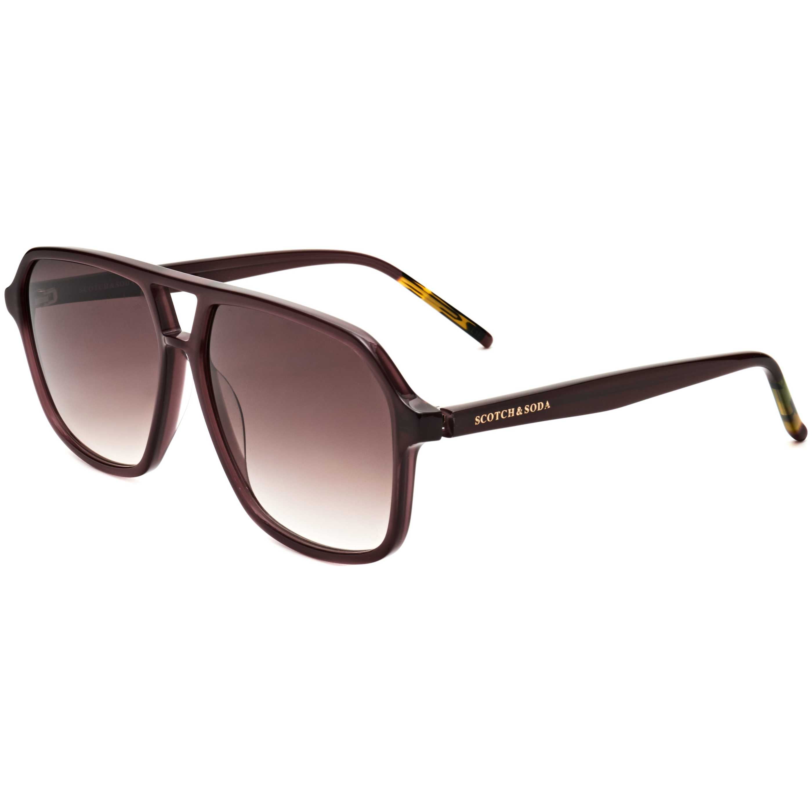 2401 Scotch & Soda Men's 57 mm Brown Sunglasses