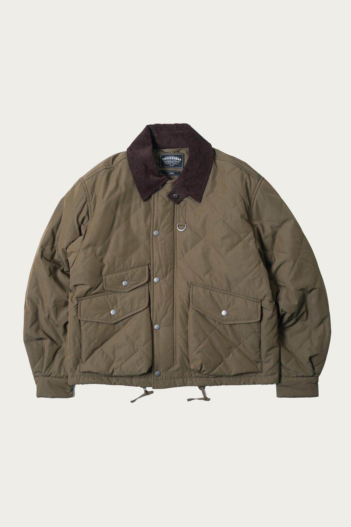 FRIZMWORKS Quilted Heritage Hunting Jacket   Olive