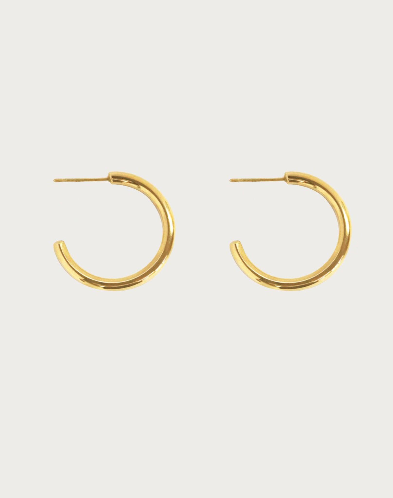 EN ROUTE JEWELRY Gold 30mm Endless Hoop Earrings