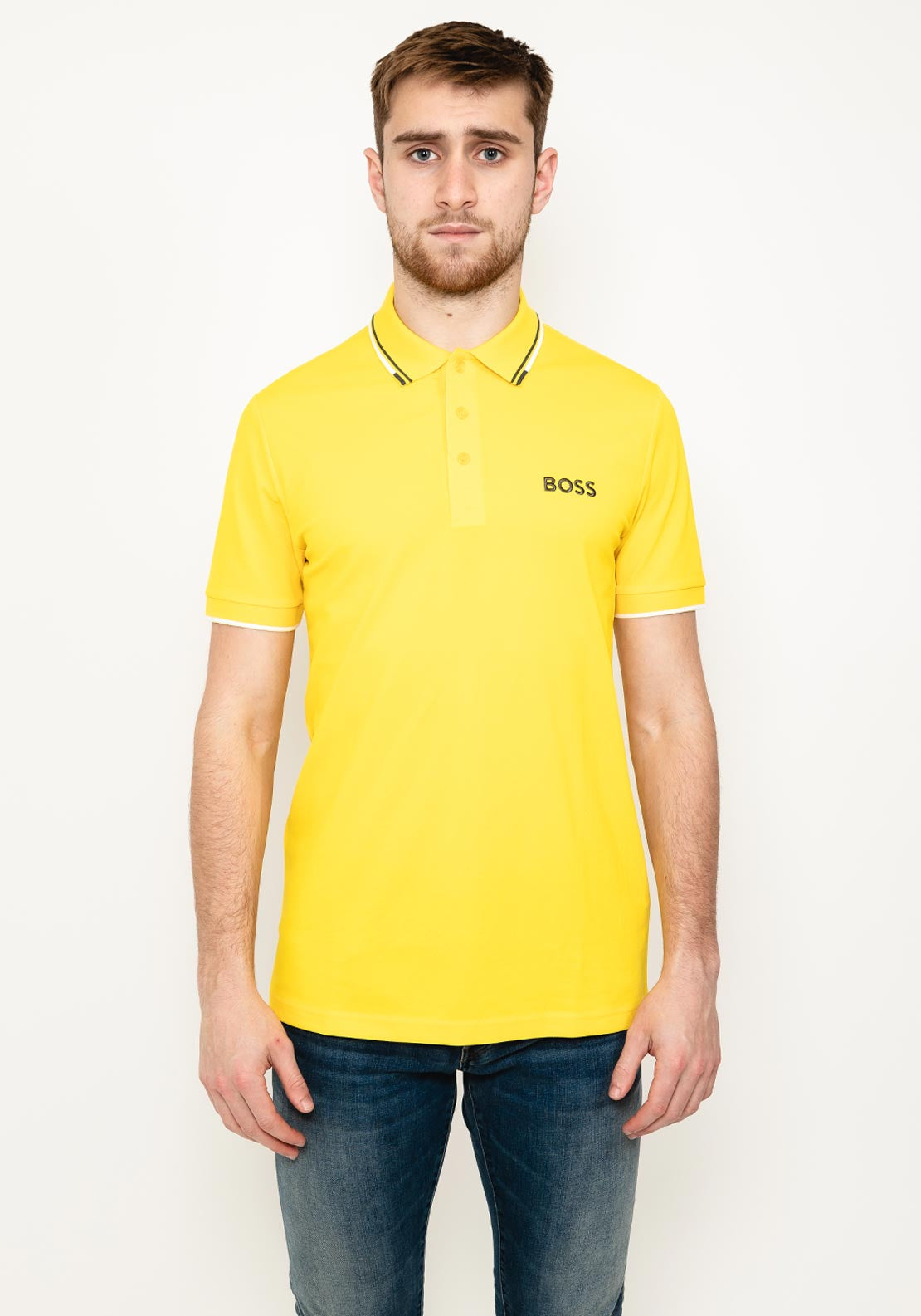 Hugo Boss Paddy Polo Shirt  Yellow