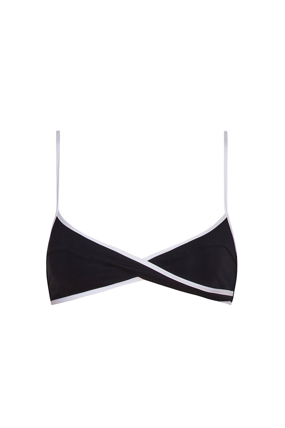 TROPIC OF C sculpting infinity top in black and white compression