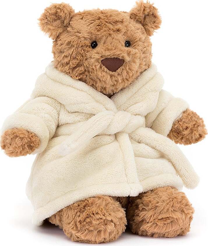 Jellycat Bartholomew Bear Bathrobe   Plush Bears or All Ages