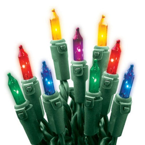 INLITEN LLC IMPORT Holiday Wonderland 40005 88A 100 Count MULTI COLOR Christmas Mini Light Set   Quantity of 12