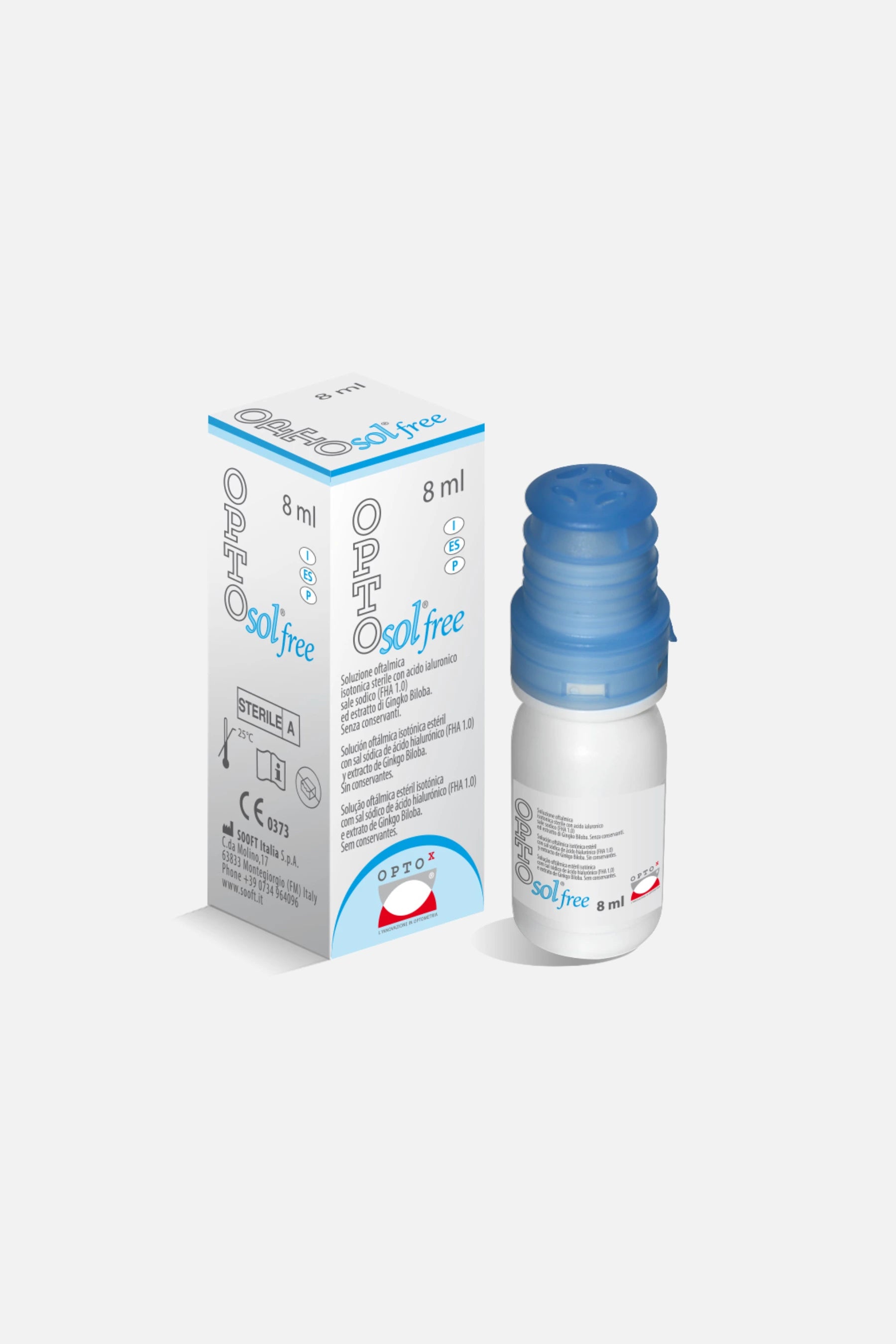 OPTOX OPTO Sol Free 8ml   Collirio per Occhi Secchi e Lenti