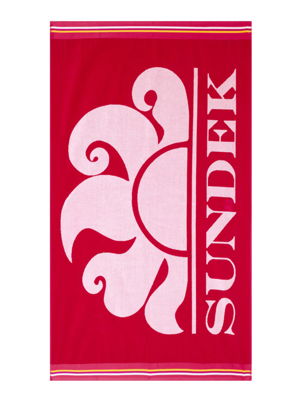 Telo mare Classic Logo SUNDEK Unisex   Rosa