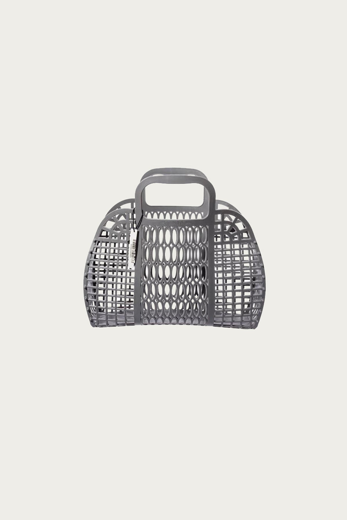 PUEBCO Plastic Market Bag Large   Grey