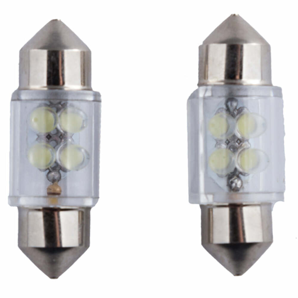 PROWORX LIGHTING PROWORX Festoon 31MM  4LED  AMBER Pair PW31MMA