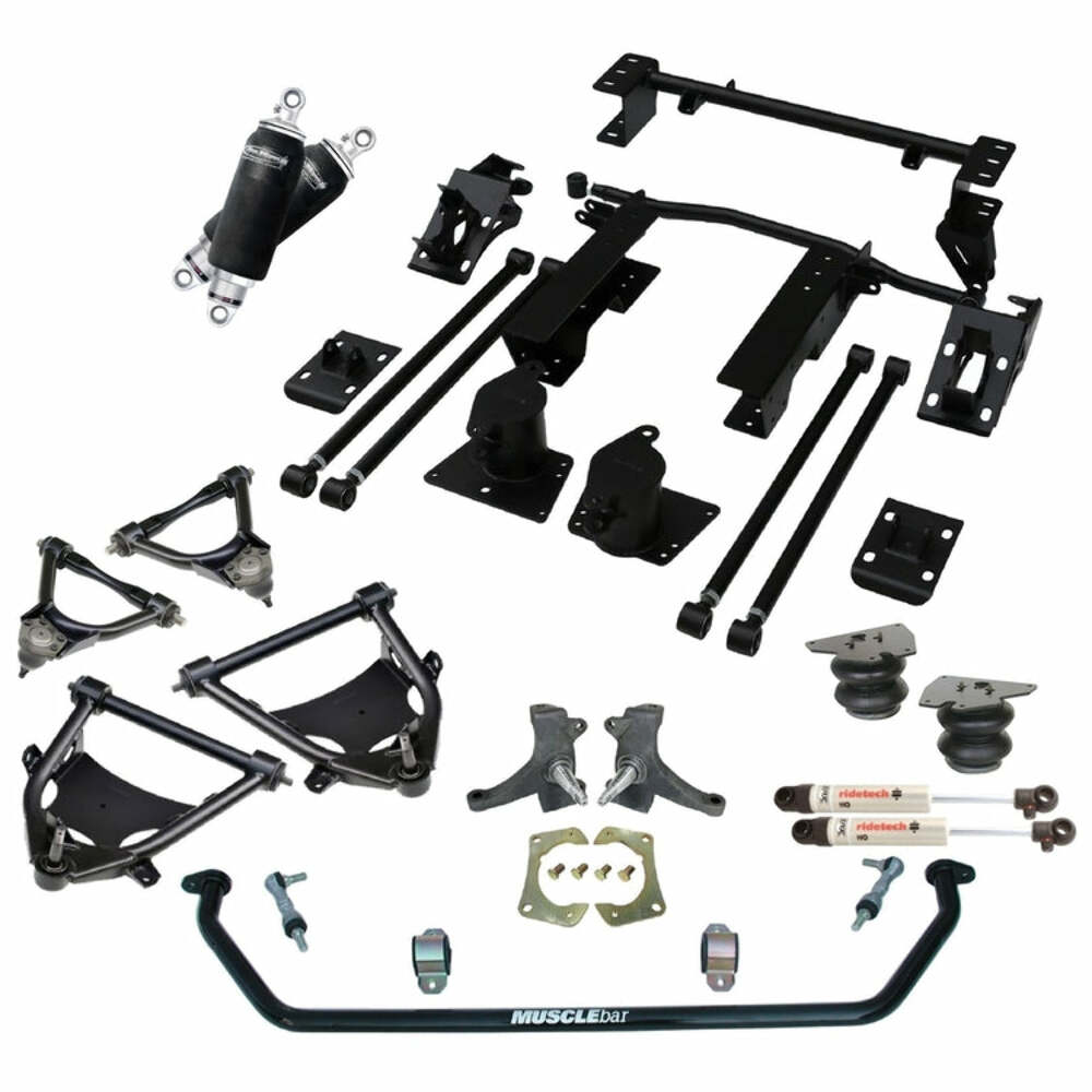 Ridetech HQ Air Suspension System for 1973 1987 C10. 11360297