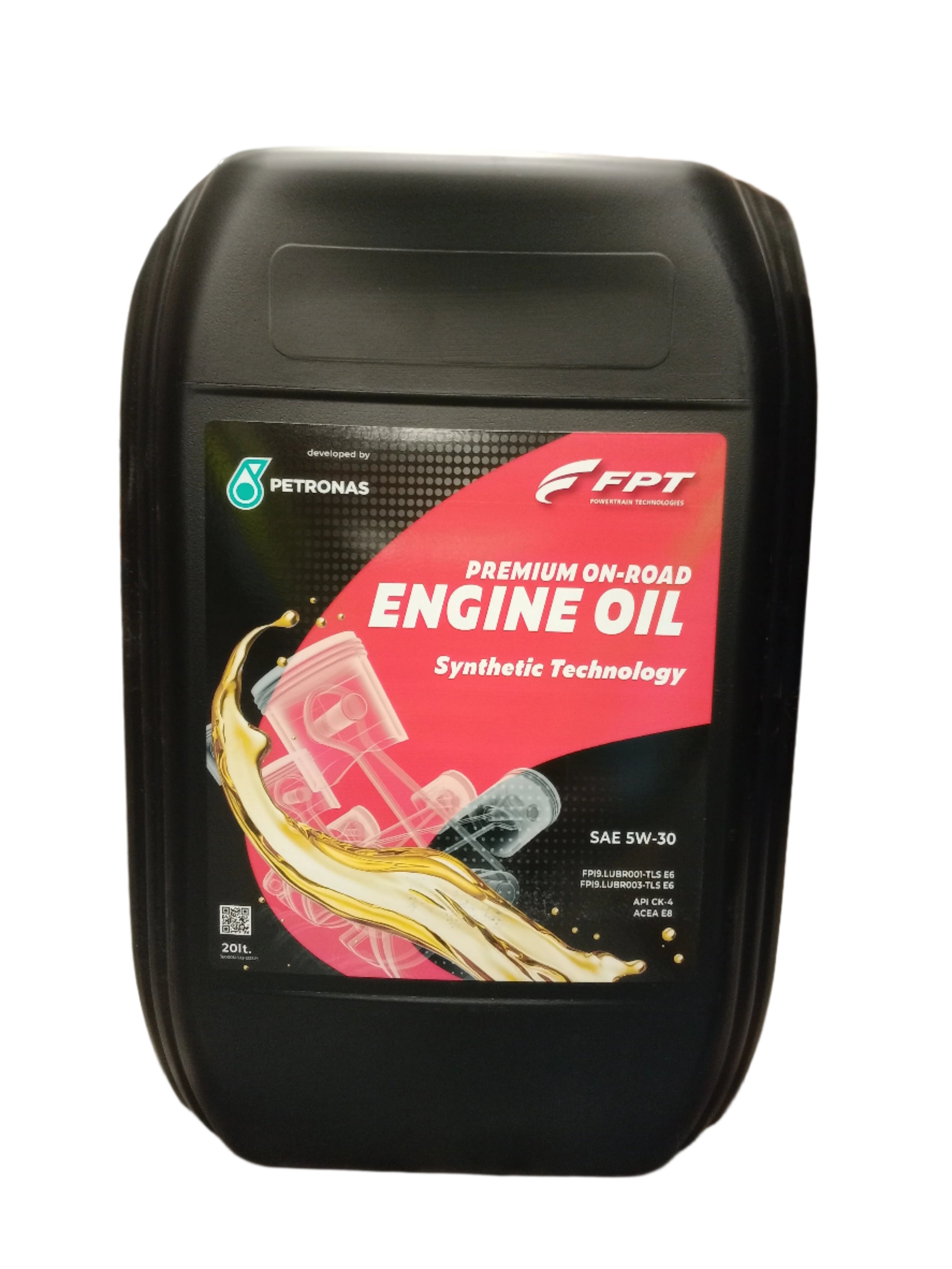 IVECO PARTS FPT INDUSTRIAL PETRONAS PREMIUM ENGINE OIL 5W 30 ONROAD & HEAVYDUTY 20L 71950R41EU
